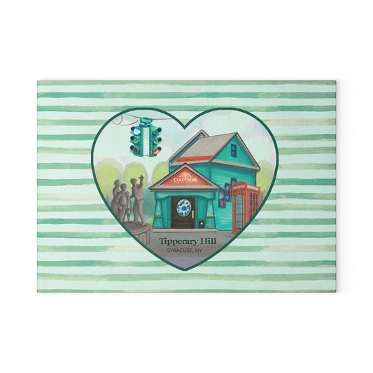 Tipperary Hill Glass Charcuterie and Cutting Board