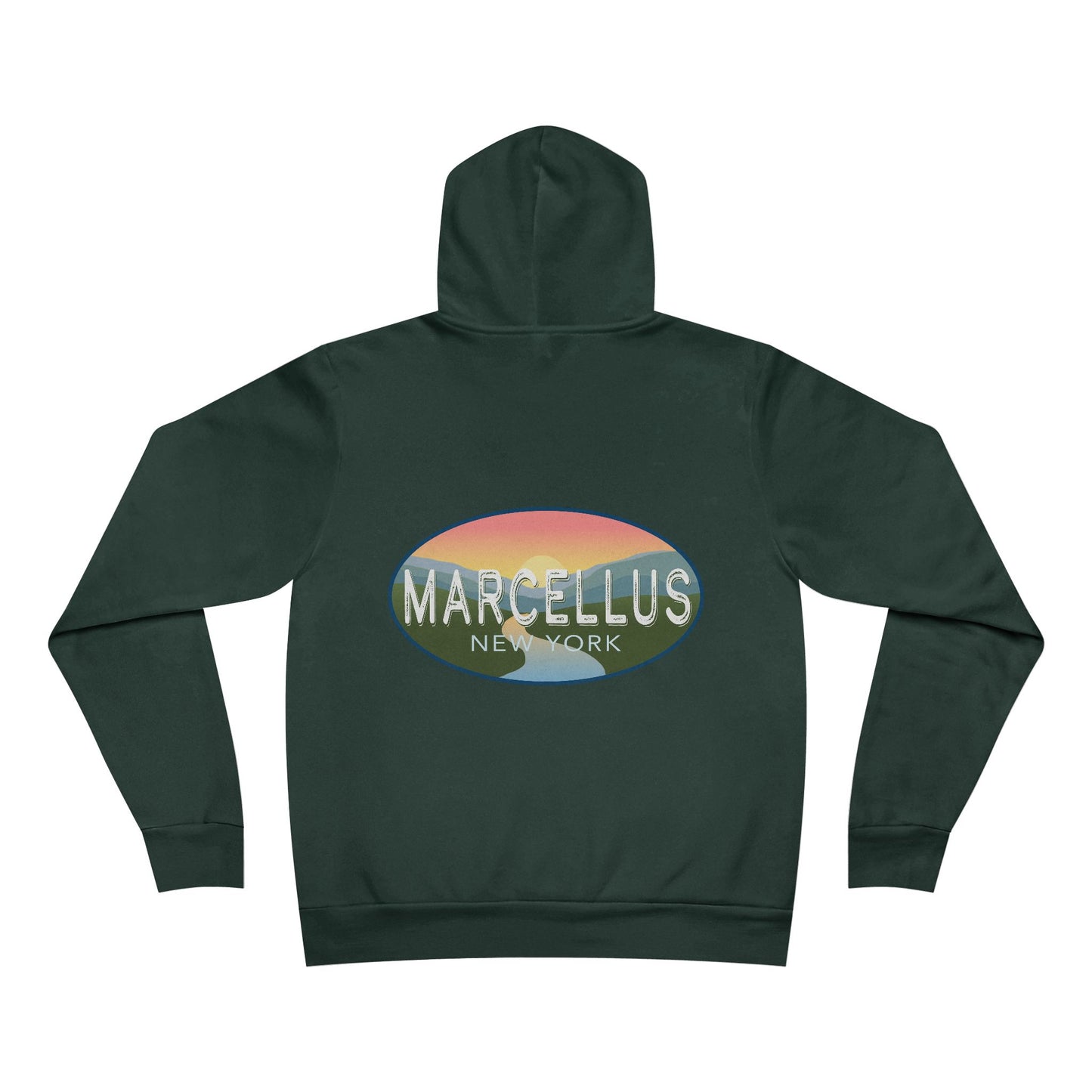 Marcellus NY Cozy Unisex Sponge Fleece Pullover Hoodie
