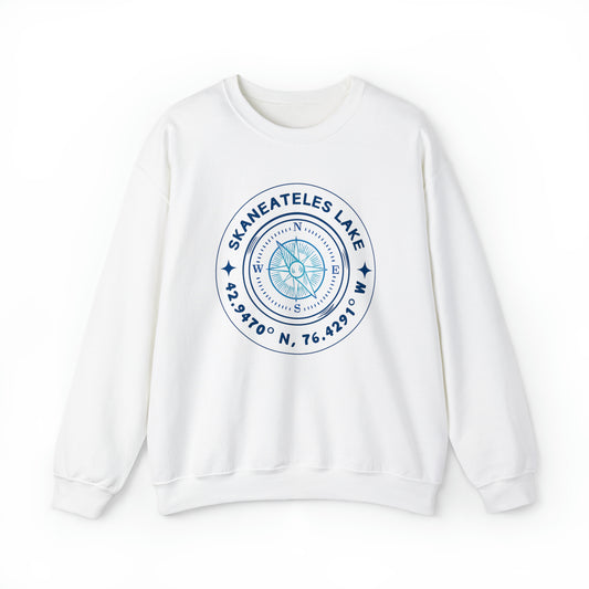 Skaneateles Compass - Unisex Crewneck Sweatshirt