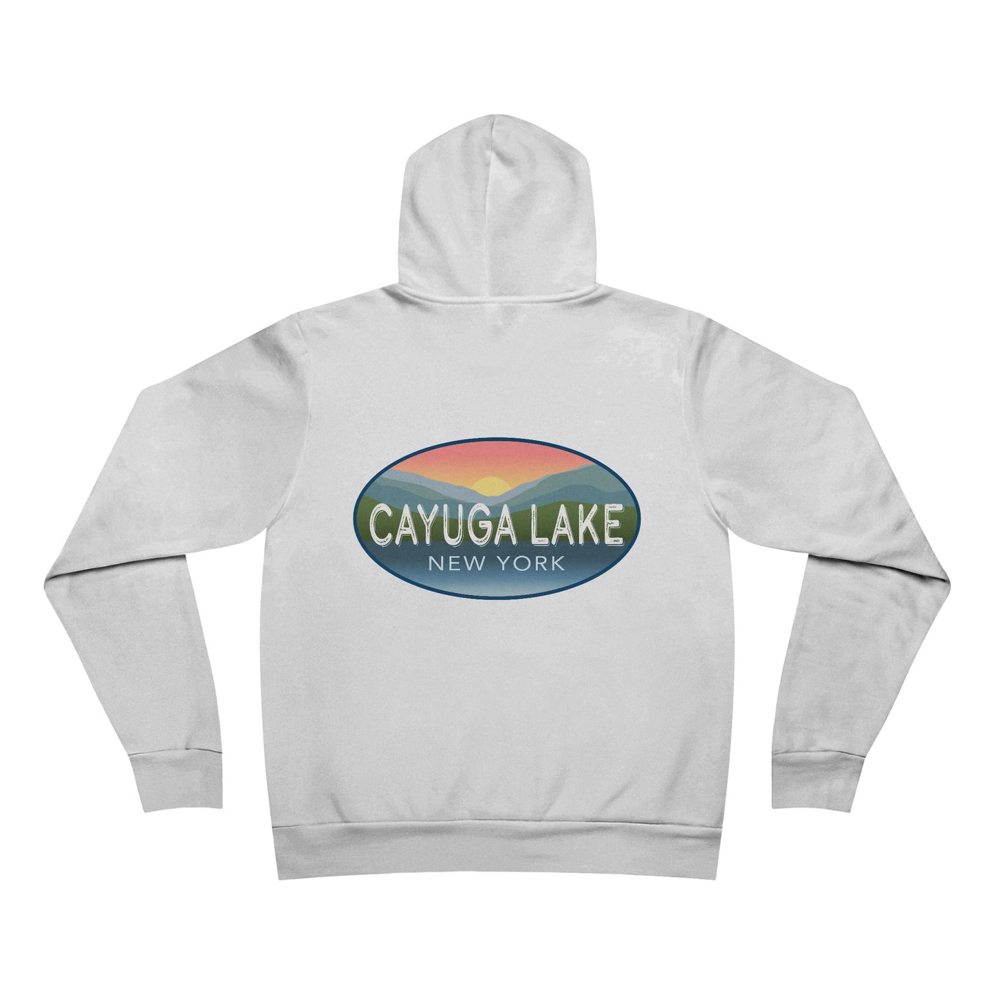 Cayuga Lake - Cozy Unisex Sponge Fleece Pullover Hoodie