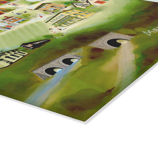 Marcellus Summer Glass Cutting and Charcuterie Board