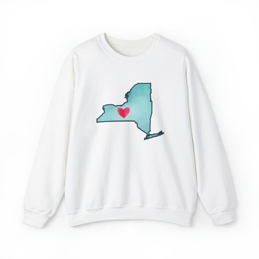 NY Heart - Unisex Crewneck Sweatshirt