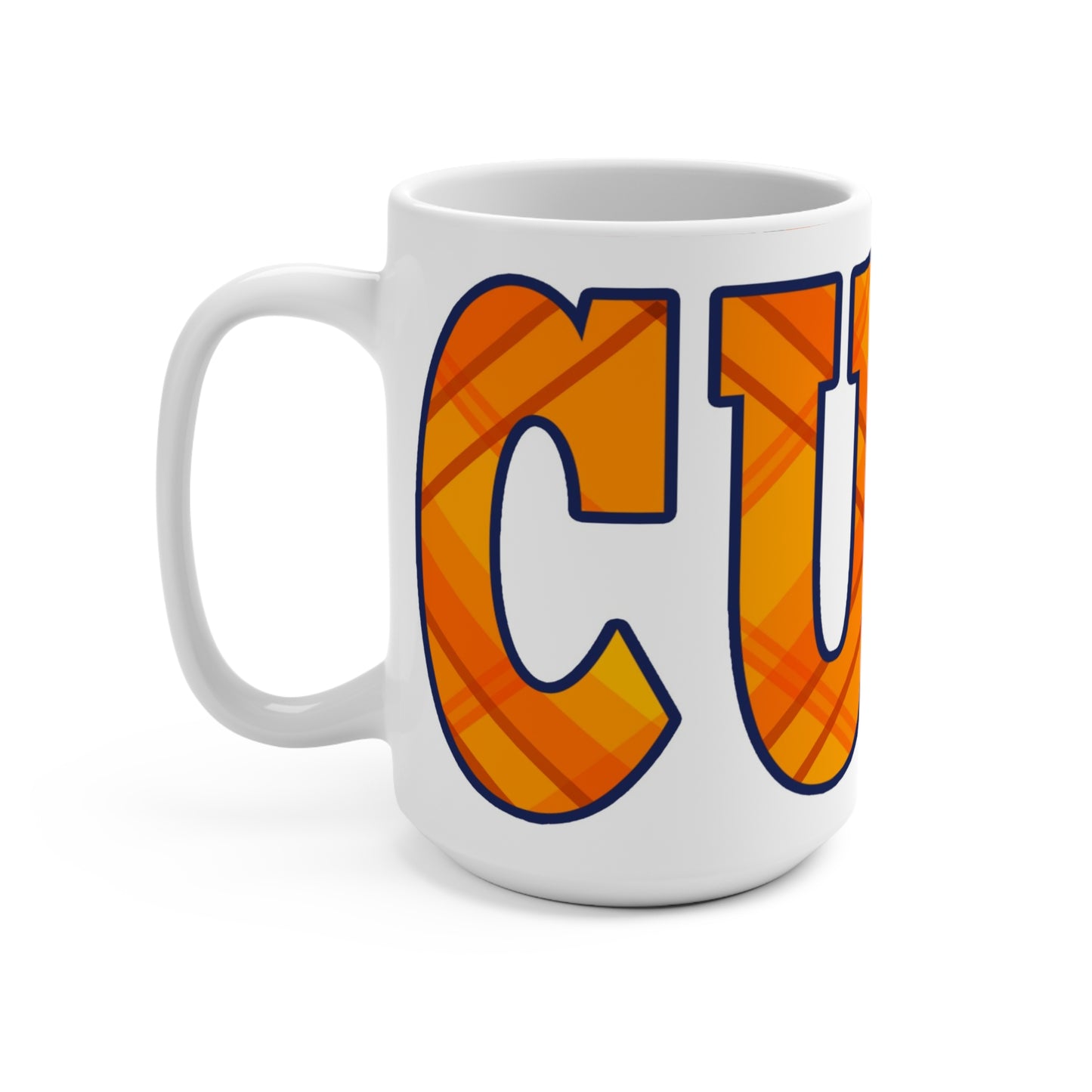 Syracuse CUSE Plaid Mug 15oz