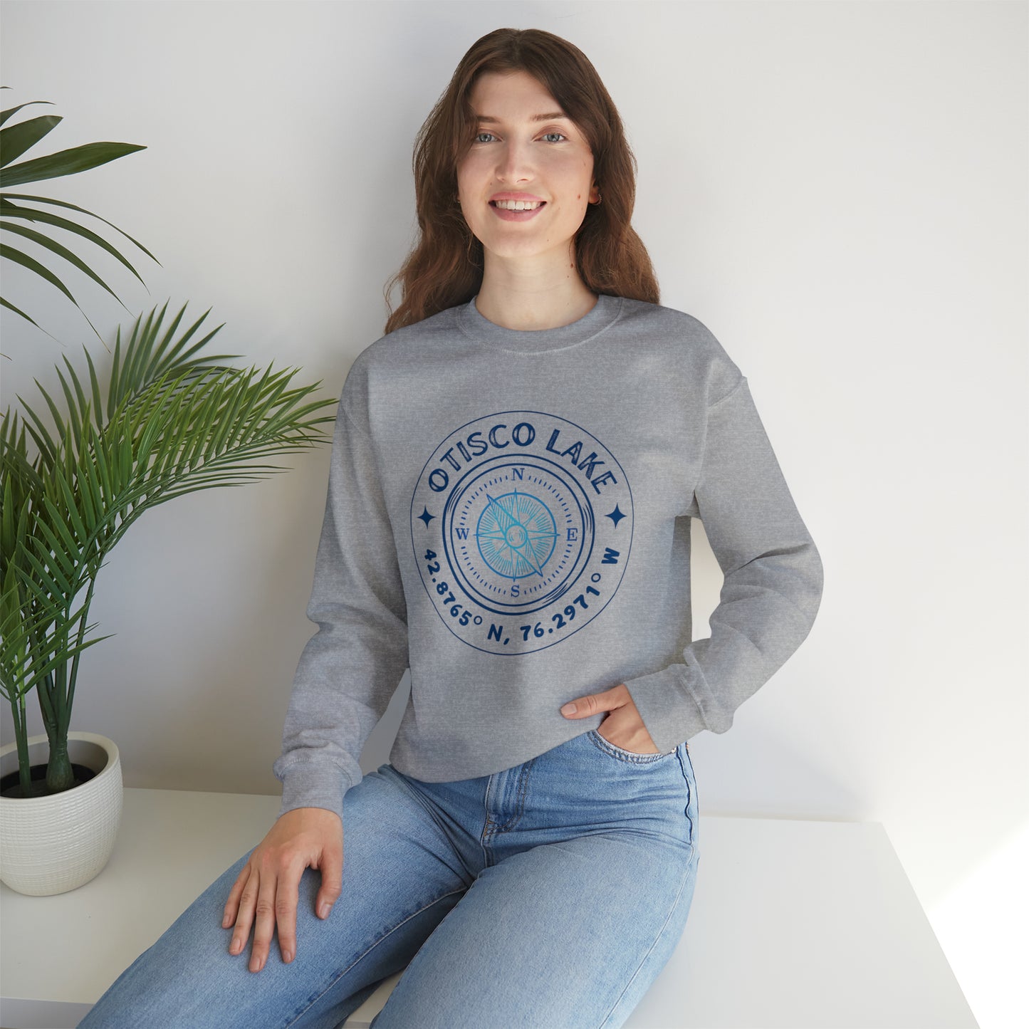 Otisco Lake - Unisex Crewneck Sweatshirt