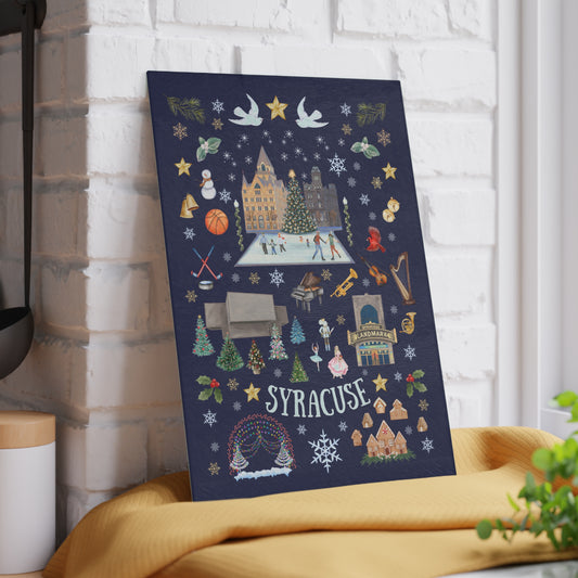 Syracuse Folk Art Glass Cutting Board