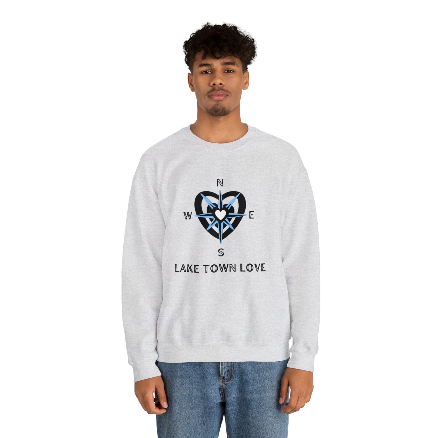 Lake Town Love - Unisex Crewneck Sweatshirt