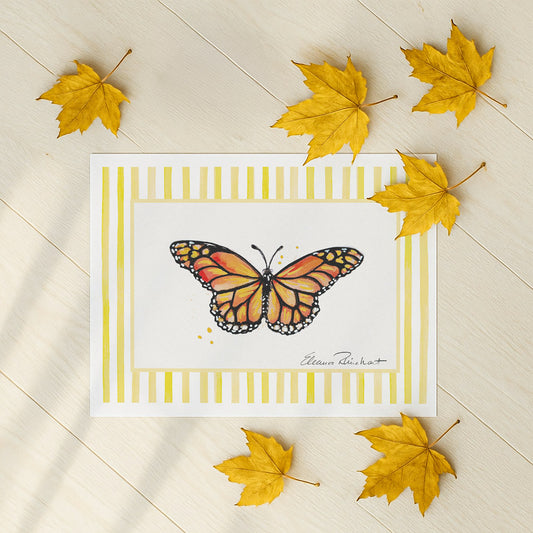 Monarch, Sunlight Messenger- ART PRINT