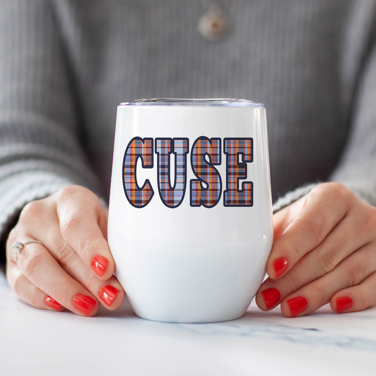 CUSE Syracuse Wine Tumbler Stainless Steel