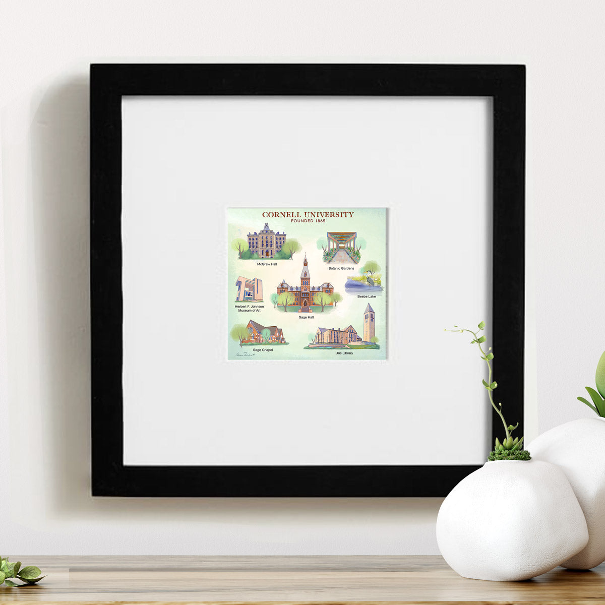 Cornell University Framed Mini and Prints