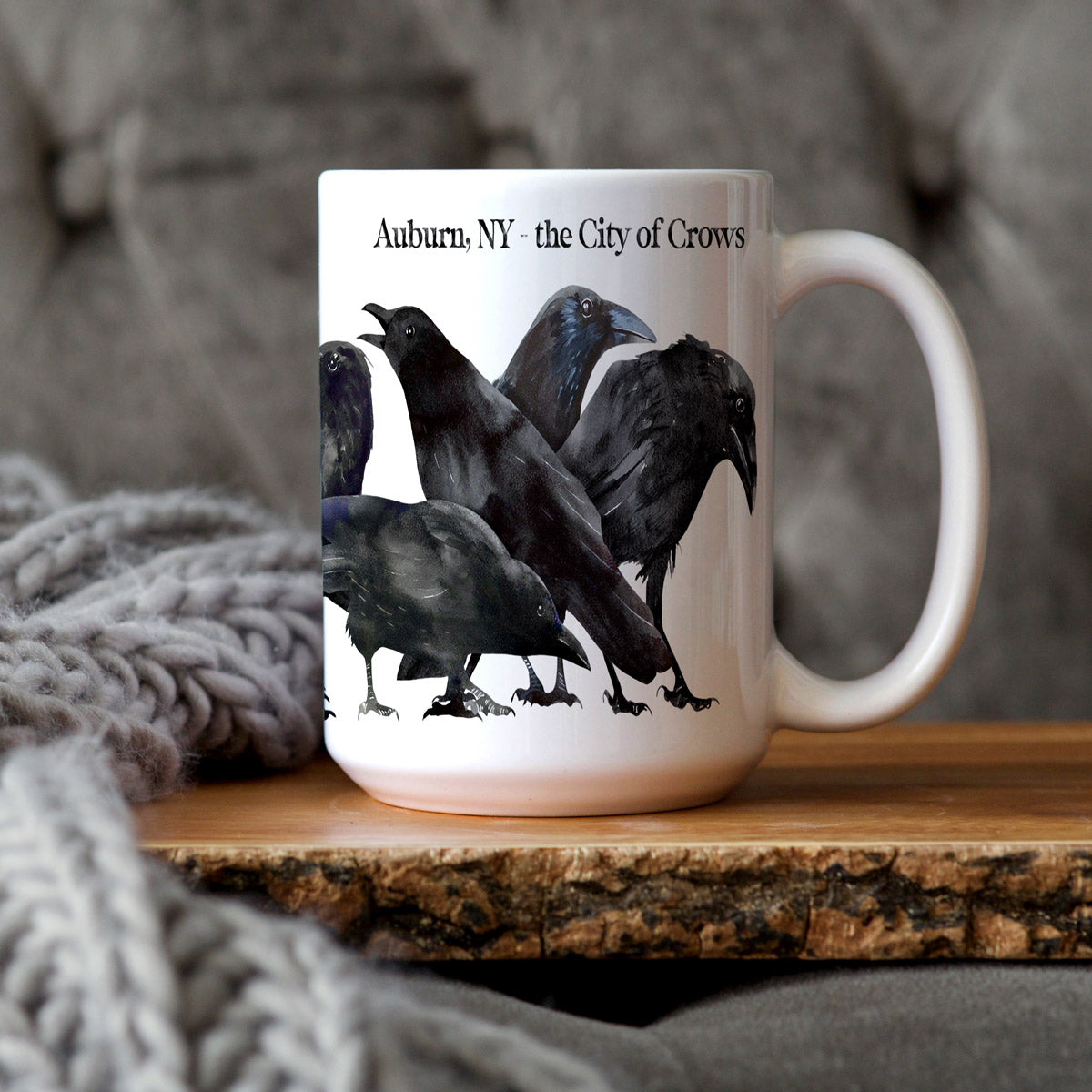 City of Crows, Auburn NY Mug (15oz)