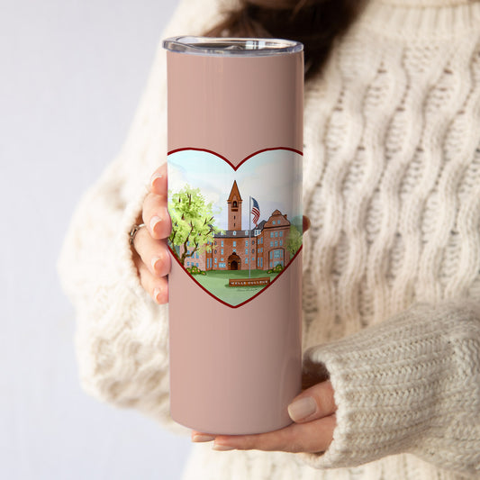Wells College, Aurora NY Skinny Coffee Stainless Steel Tumbler - Sample Sale