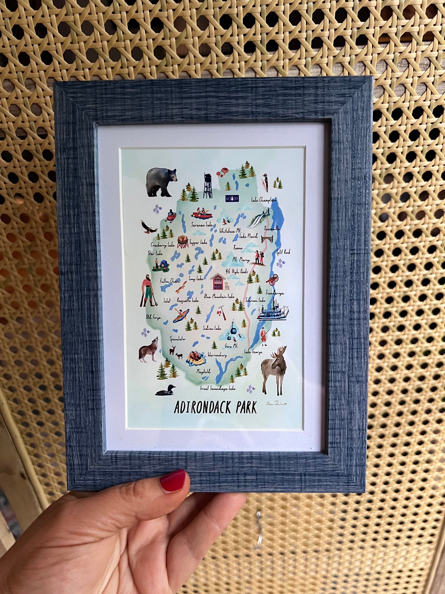 Sample Sale Framed Mini Print - Adirondack Park