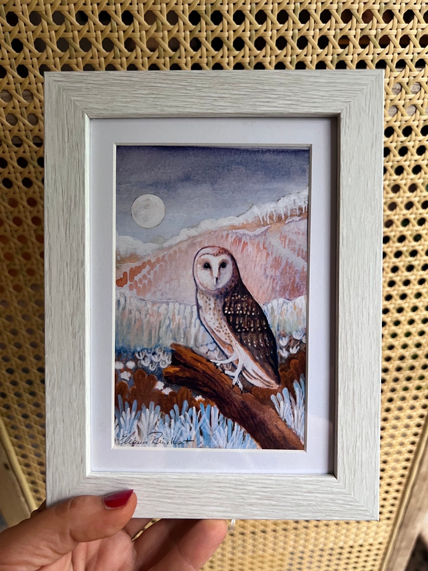 Sample Sale Framed Mini Print - Owl