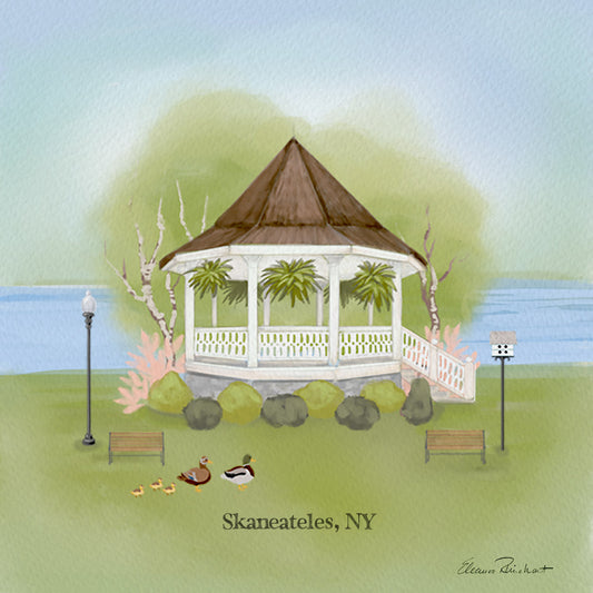 Gazebo Skaneateles Framed Mini Print