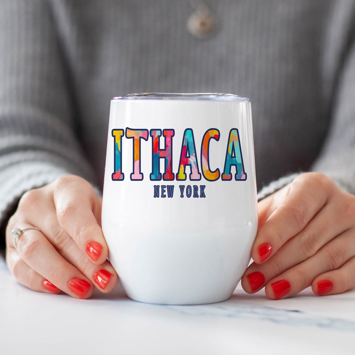 Ithaca Wine Tumbler Stainless Steel