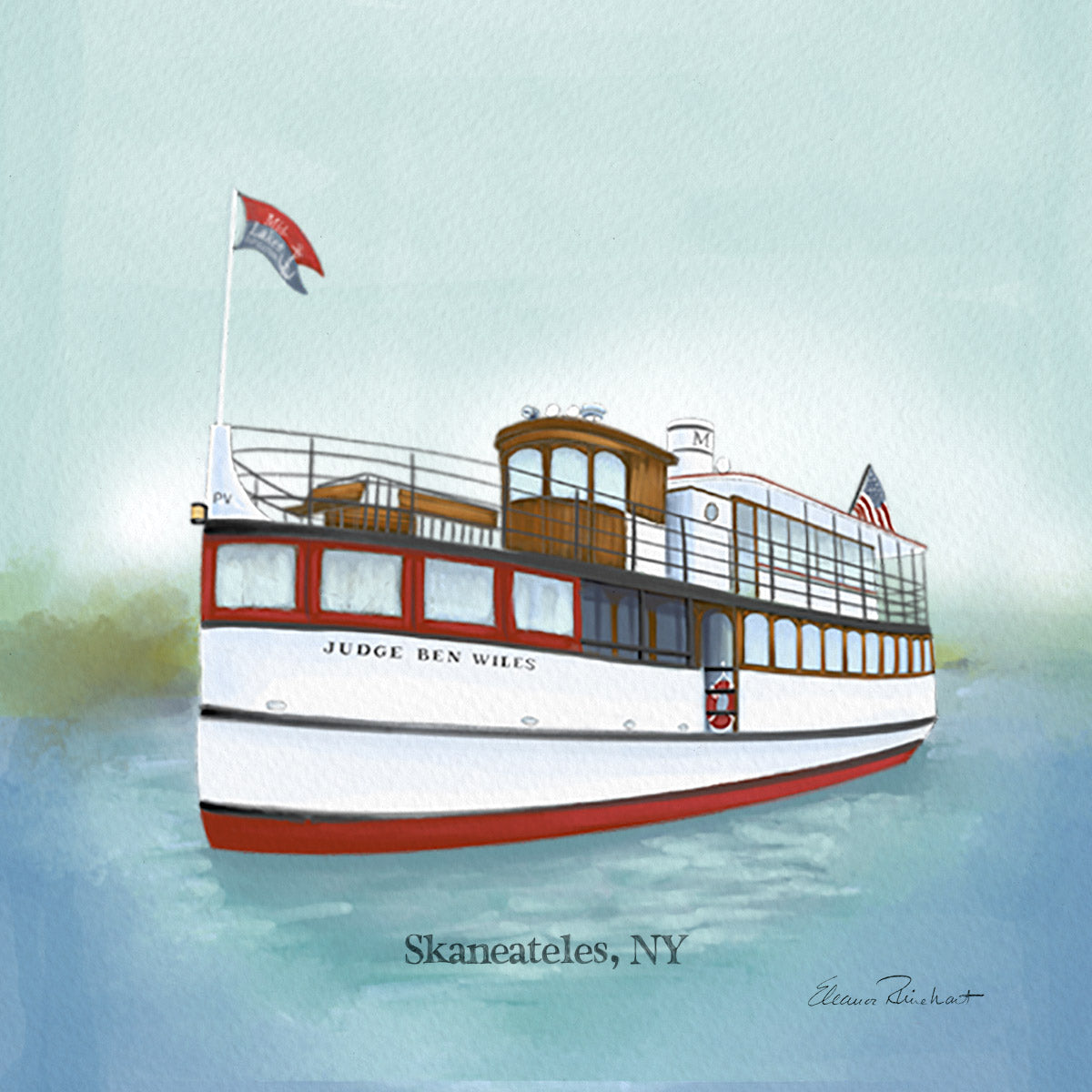 Judge Ben Wiles Skaneateles Framed Mini Print