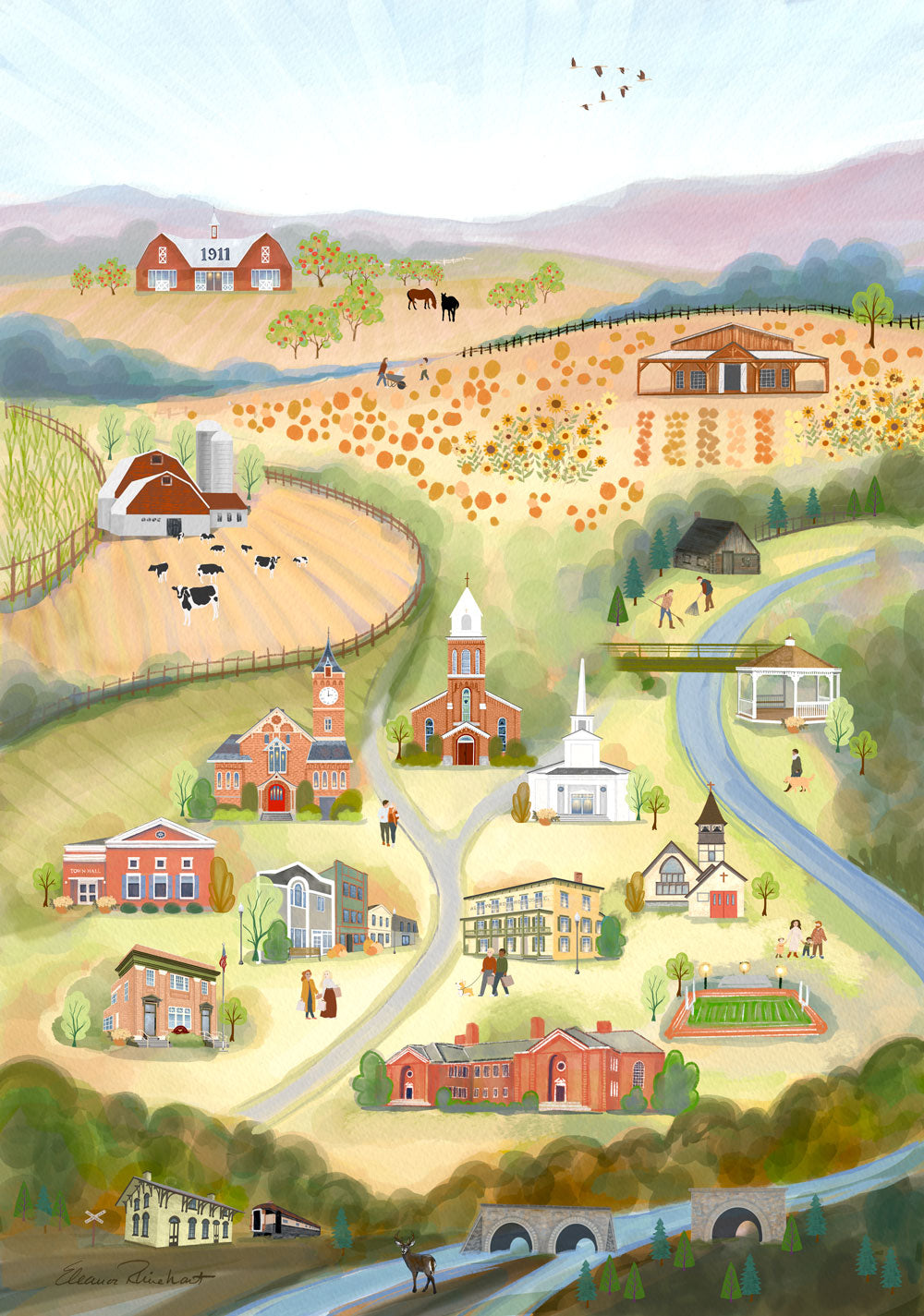 Marcellus, NY Autumn/Fall Fine Art Print