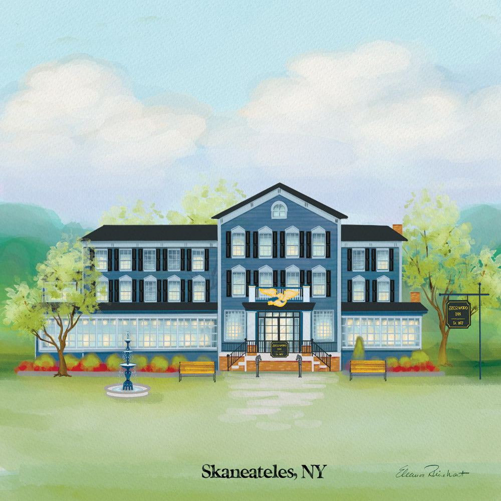 Sherwood Inn Skaneateles Framed Mini Print