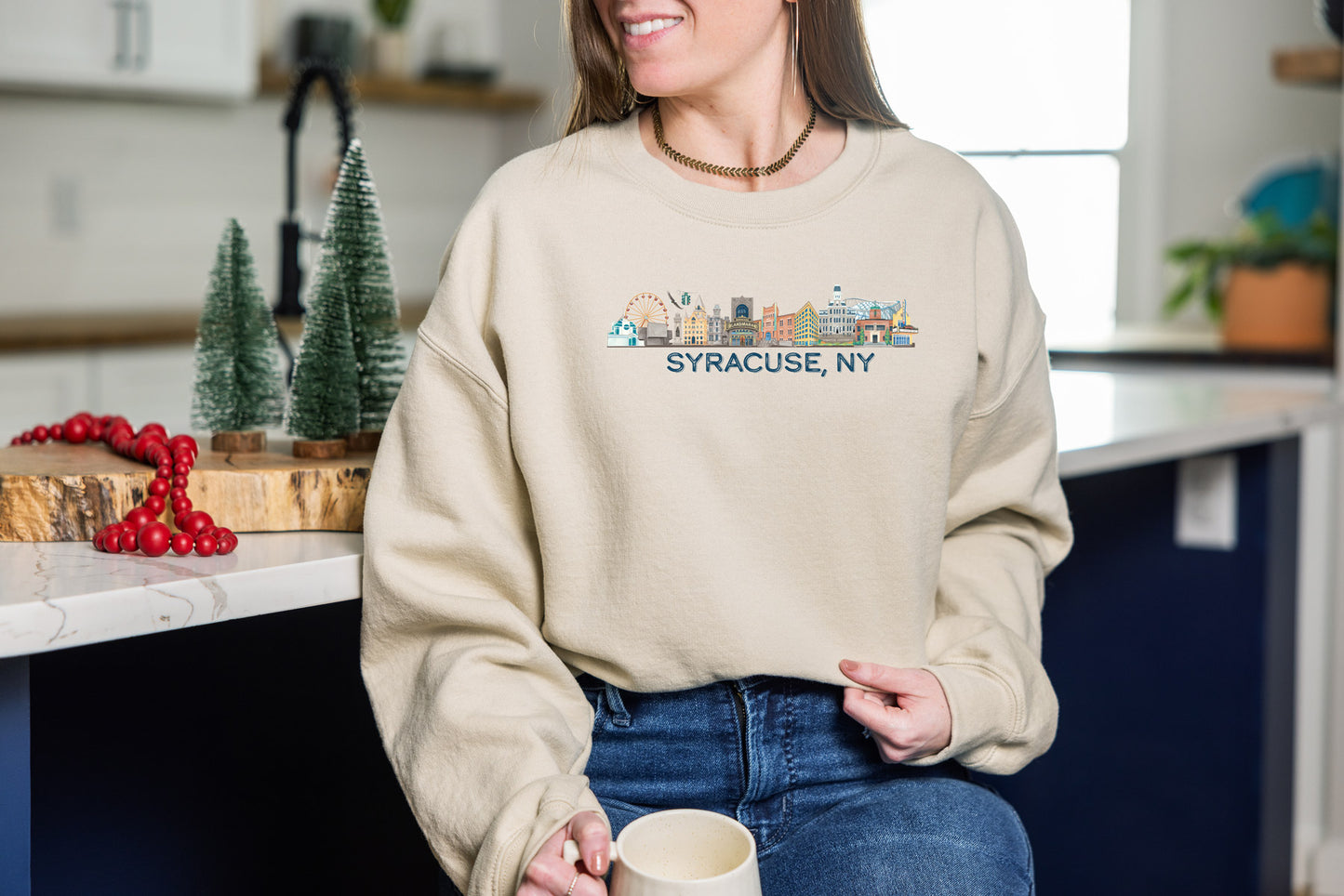 Syracuse Skyline - Unisex Crewneck Sweatshirt