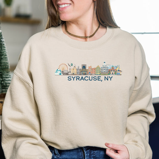 Syracuse Skyline - Unisex Crewneck Sweatshirt
