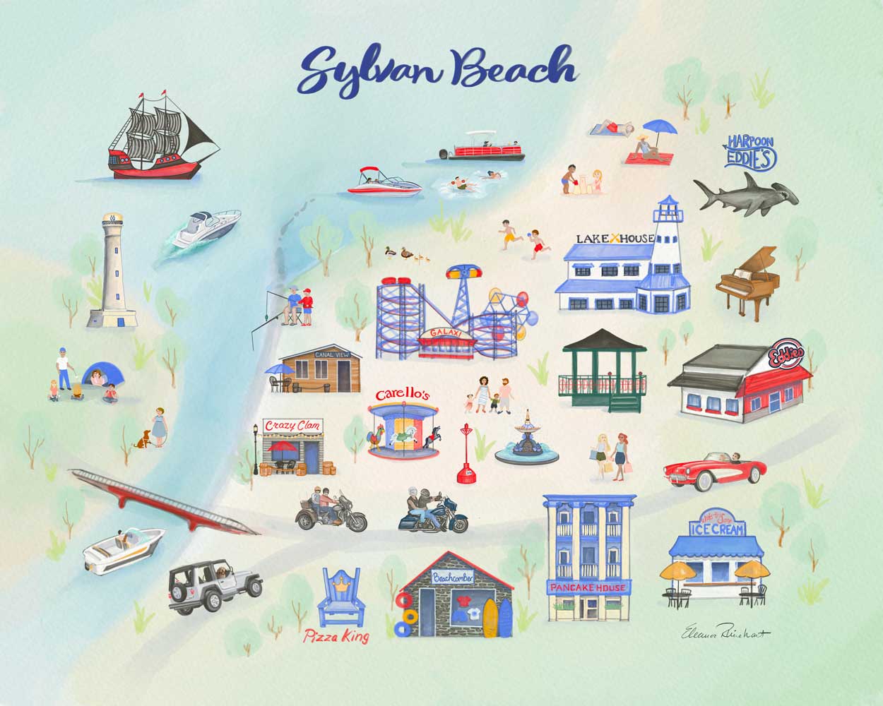 Sylvan Beach, NY Fine Art Print