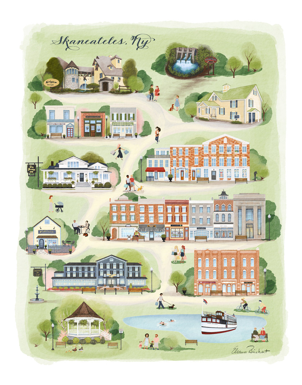 Skaneateles, NY Summer Fine Art Print