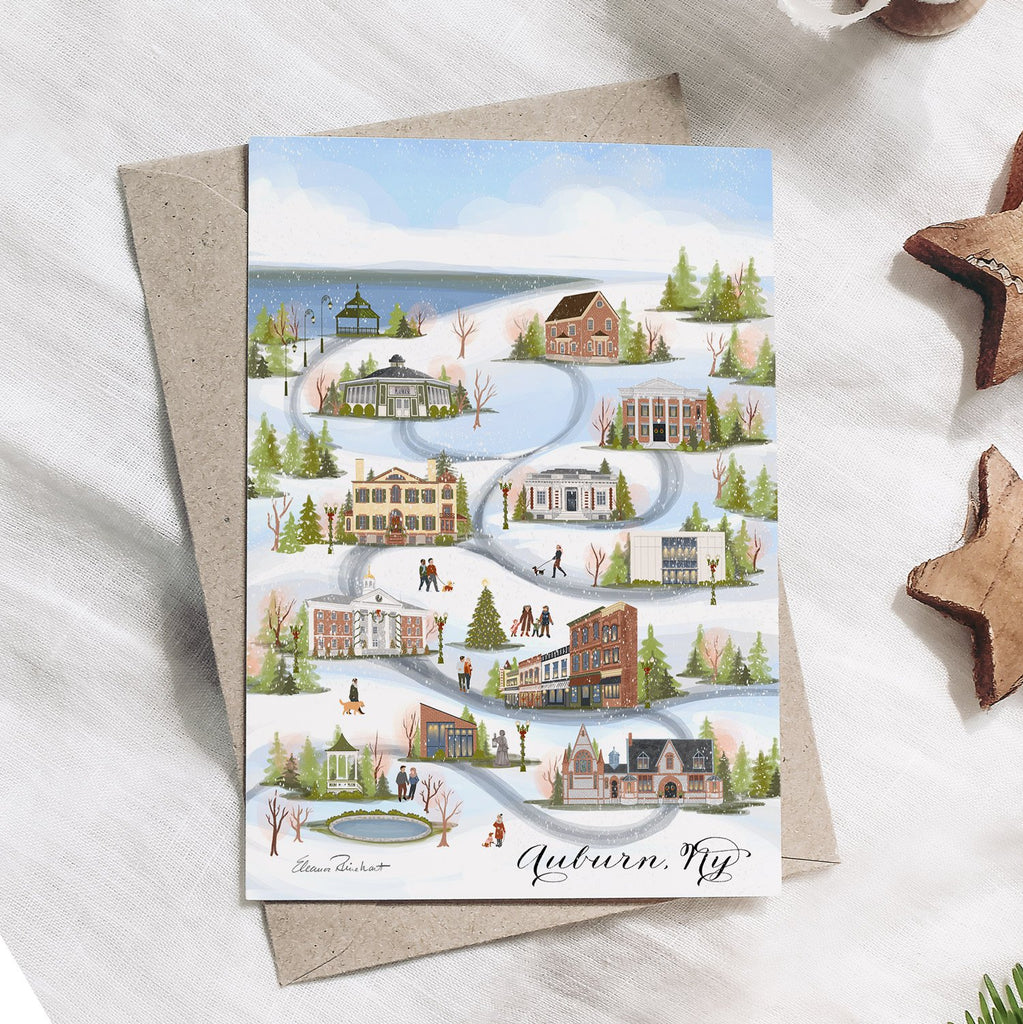 Auburn NY Christmas Folded Cards