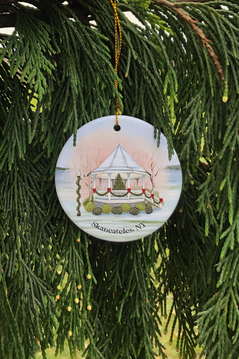 Skaneateles Gazebo Porcelain Ornament
