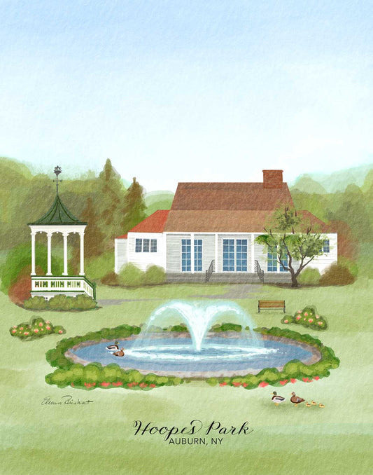 Hoopes Park Auburn, NY Summer Fine Art Print