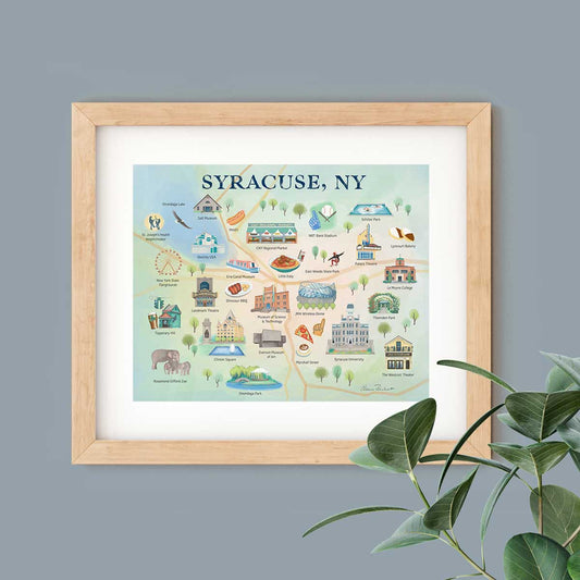 Syracuse, NY Summer Fine Art Print