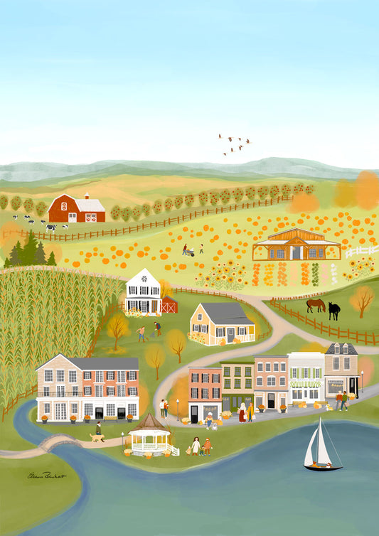 Skaneateles, Autumn Fine Art Print