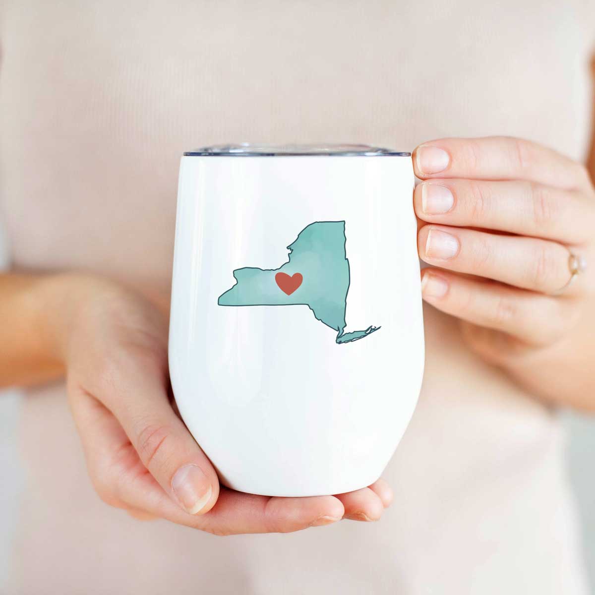 CNY Heart Wine Tumbler Stainless Steel