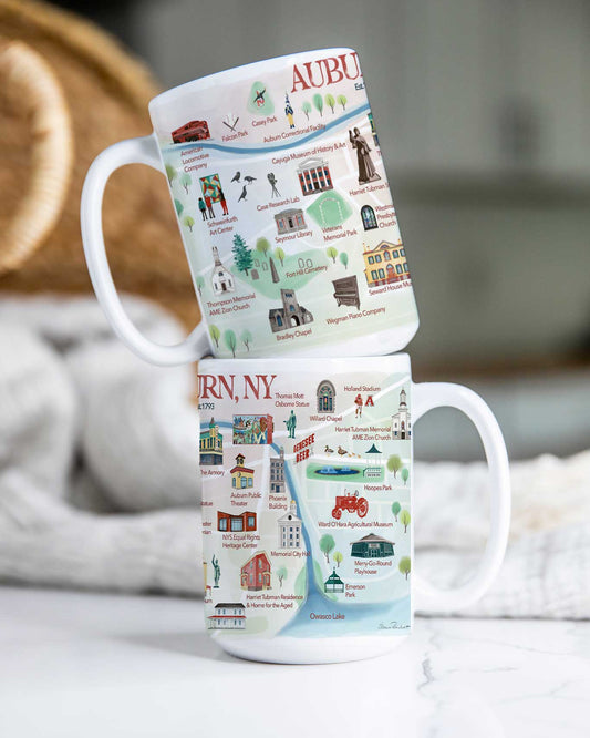 Auburn, NY Historical Landmarks Mug (15oz)