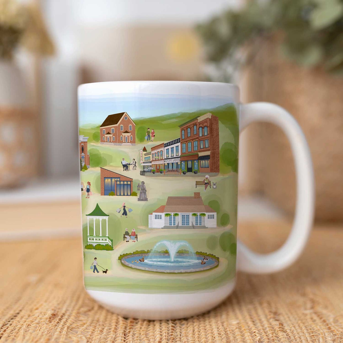 Auburn, NY Summer Mug (15oz)