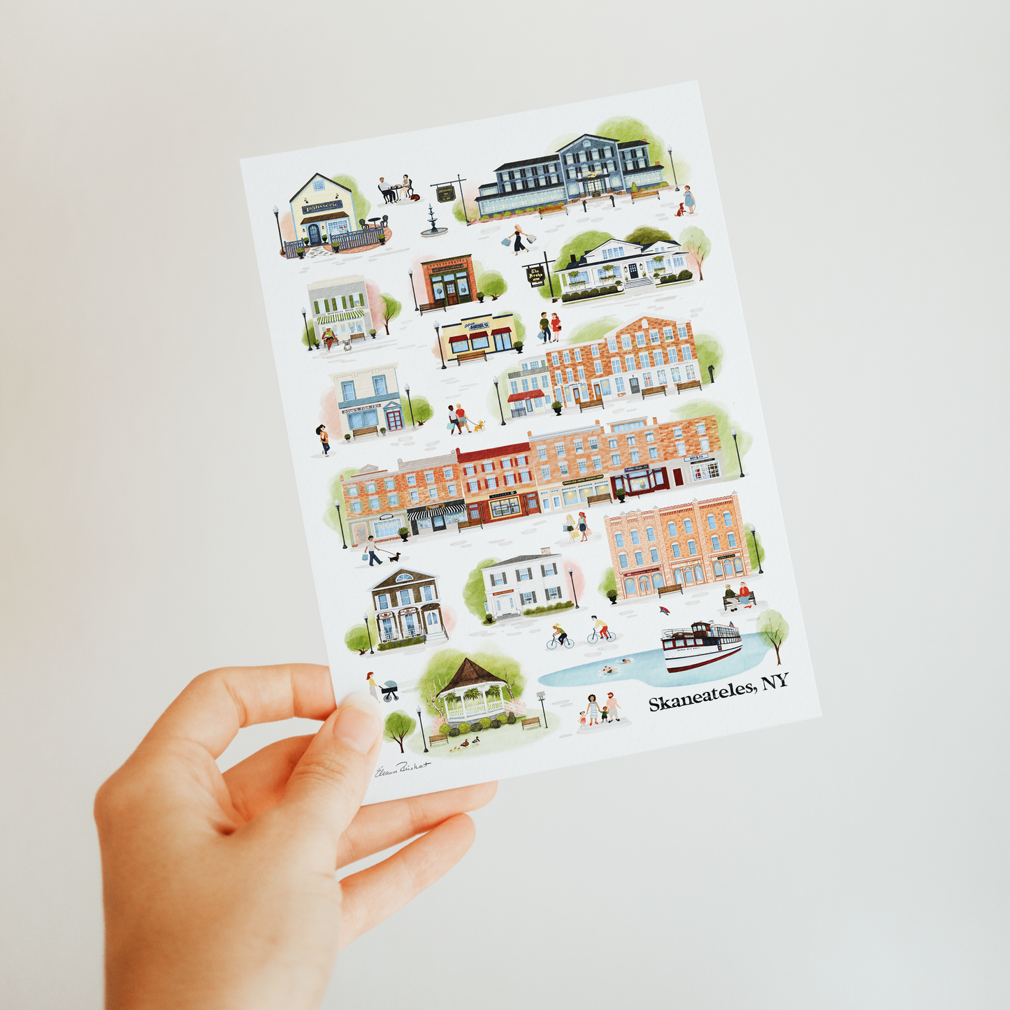 Skaneateles Summer Folded Notecards