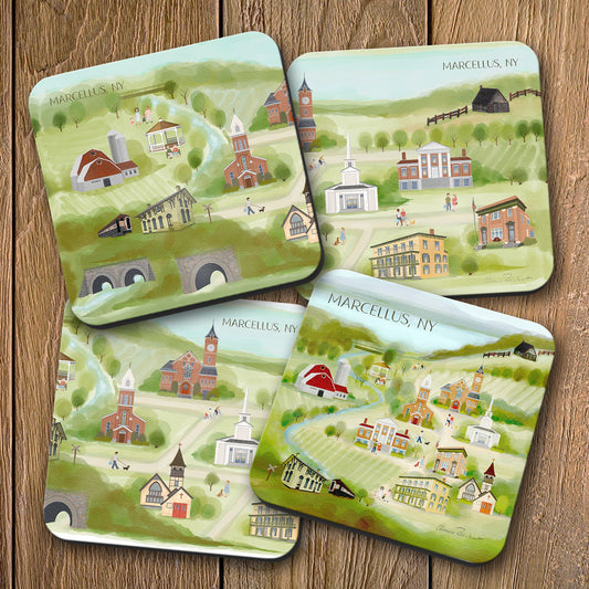 Marcellus Summer Coaster Set