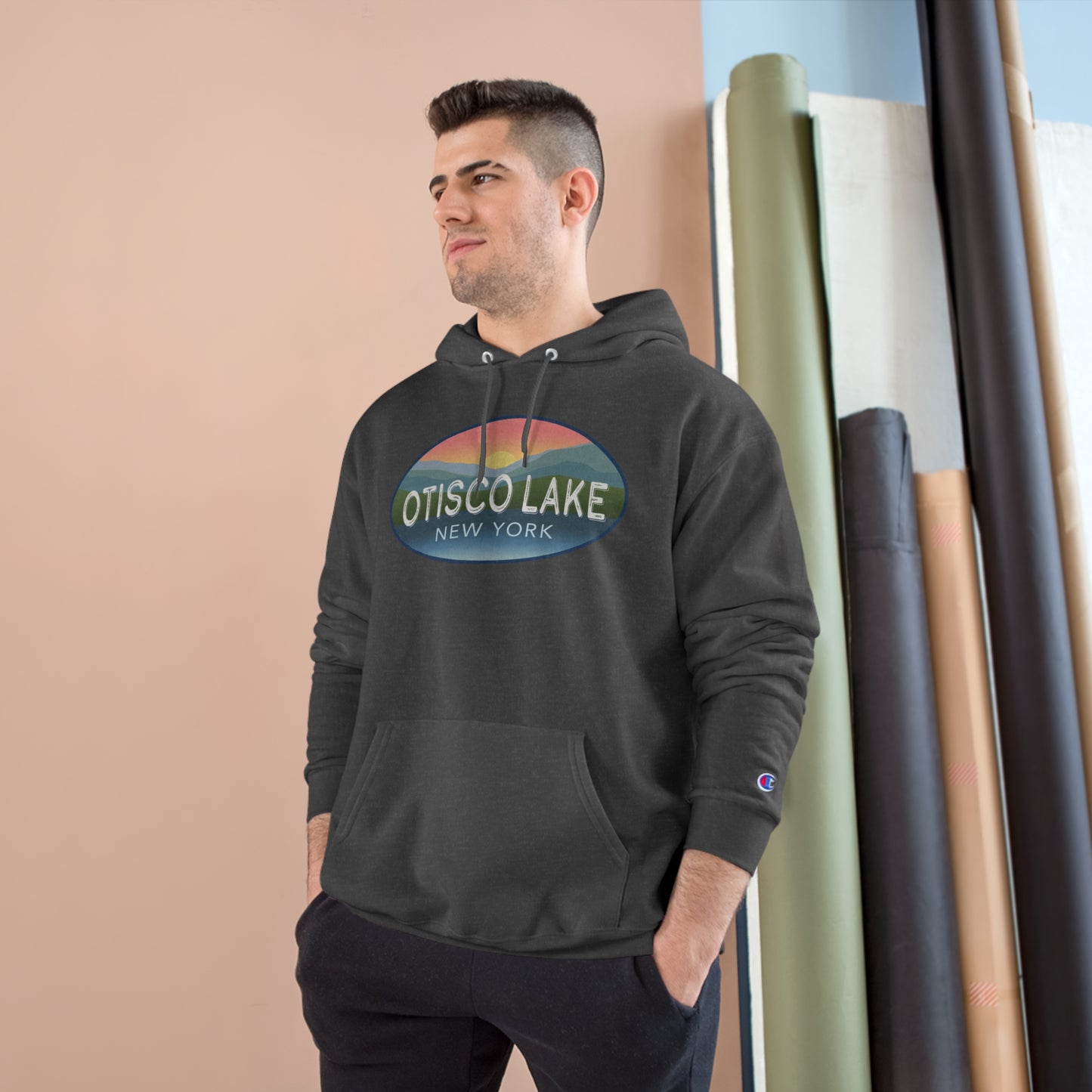 Otisco Lake - Unisex Champion Hoodie