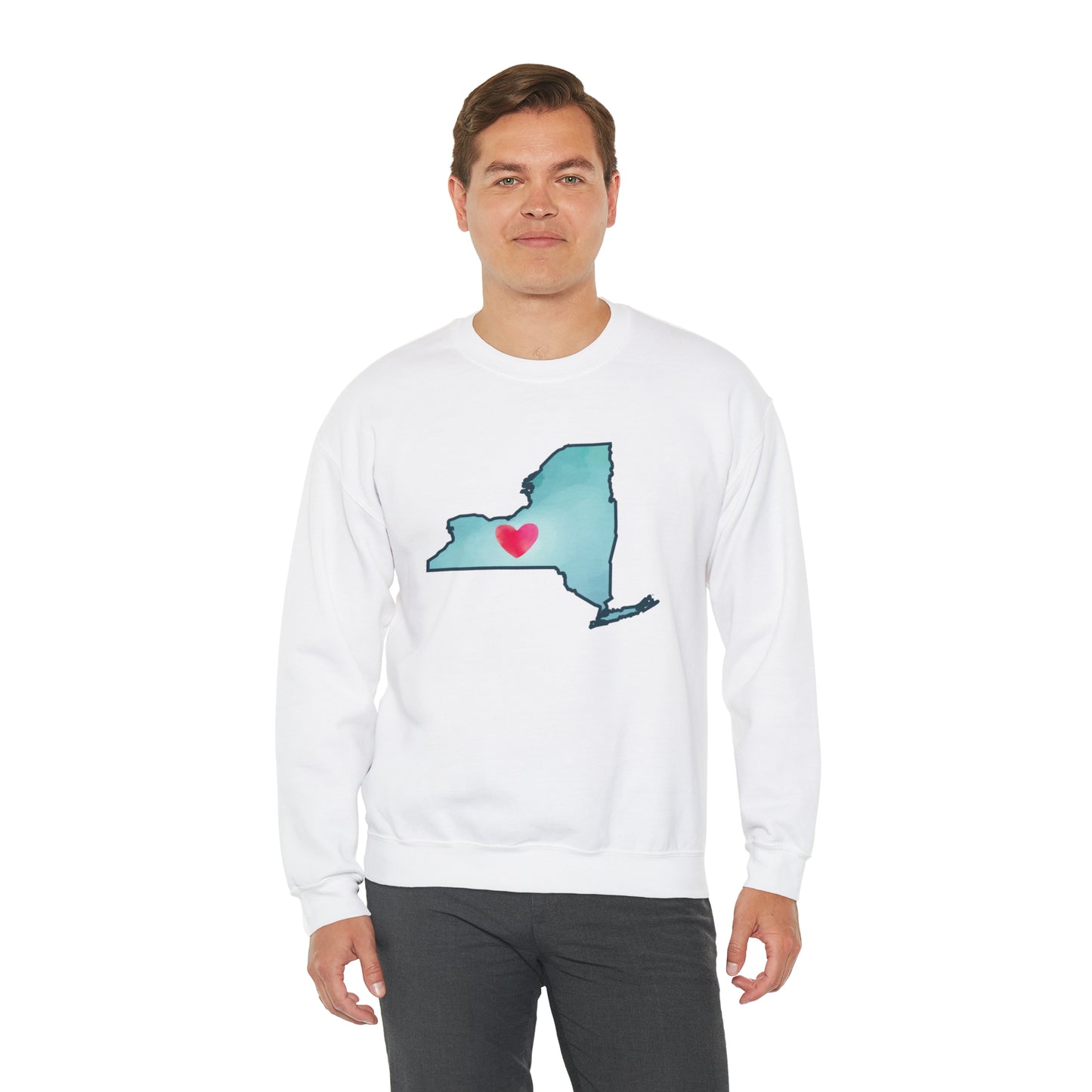 NY Heart - Unisex Crewneck Sweatshirt