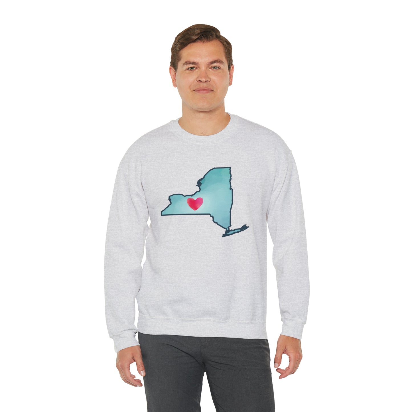 NY Heart - Unisex Crewneck Sweatshirt