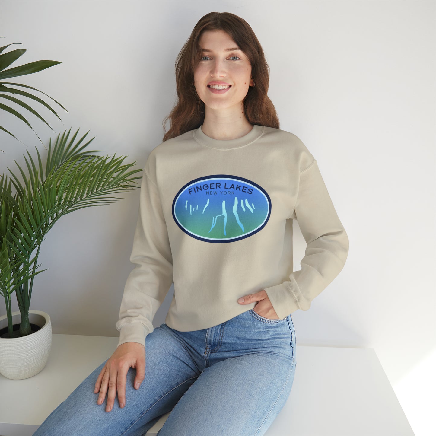 Finger Lakes - Unisex Crewneck Sweatshirt