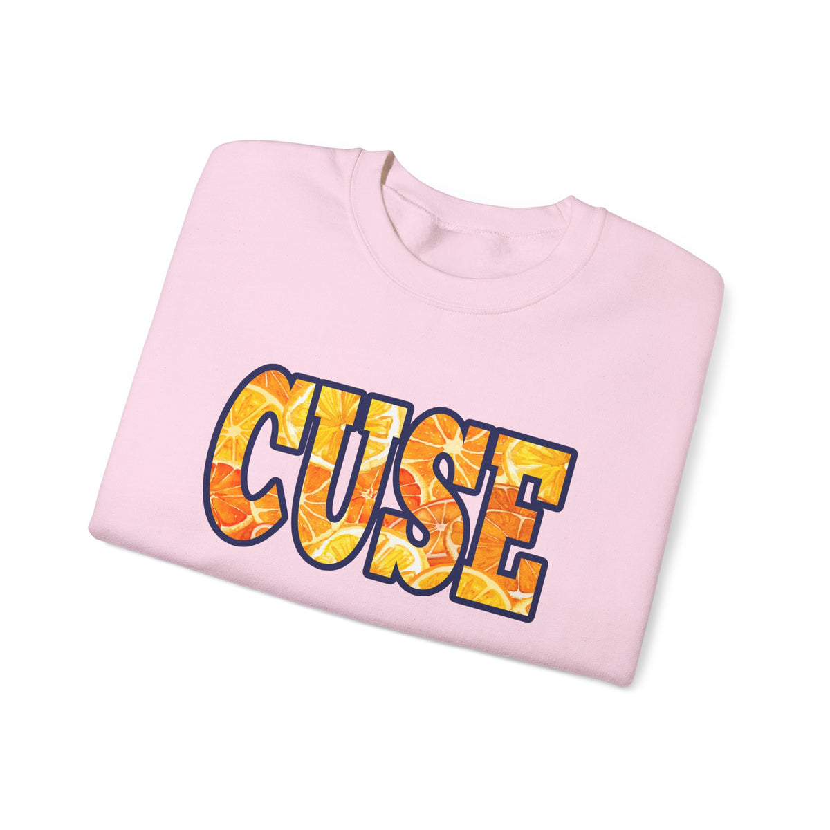 CUSE Orange Slices Crewneck Sweatshirt — Syracuse Inspired Fall Pullover