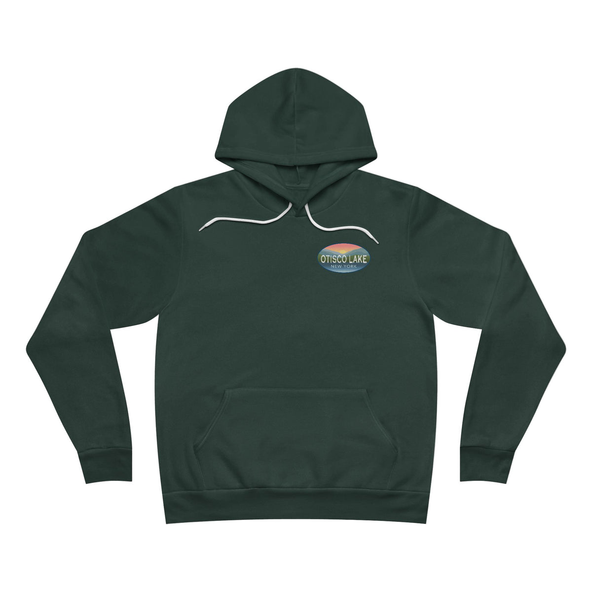 Otisco Lake New York Hoodie — Vintage Sunset Pullover