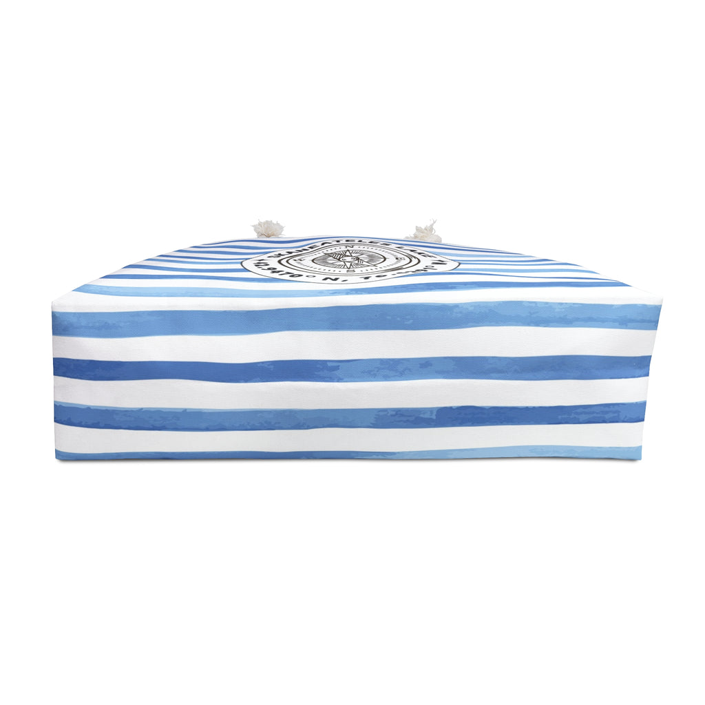 Skaneateles Cabana Stripe - Jumbo Lake Day Tote Bag