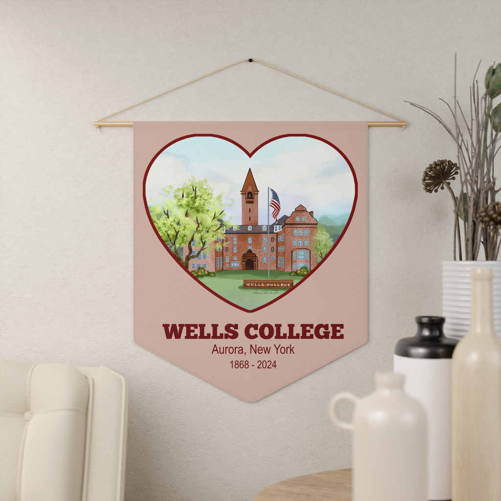 Wells College, Aurora NY Rose Pennant