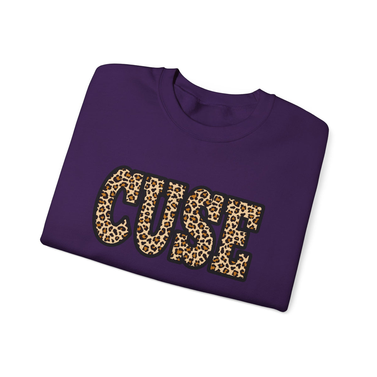 CUSE Leopard Print Crewneck Sweatshirt