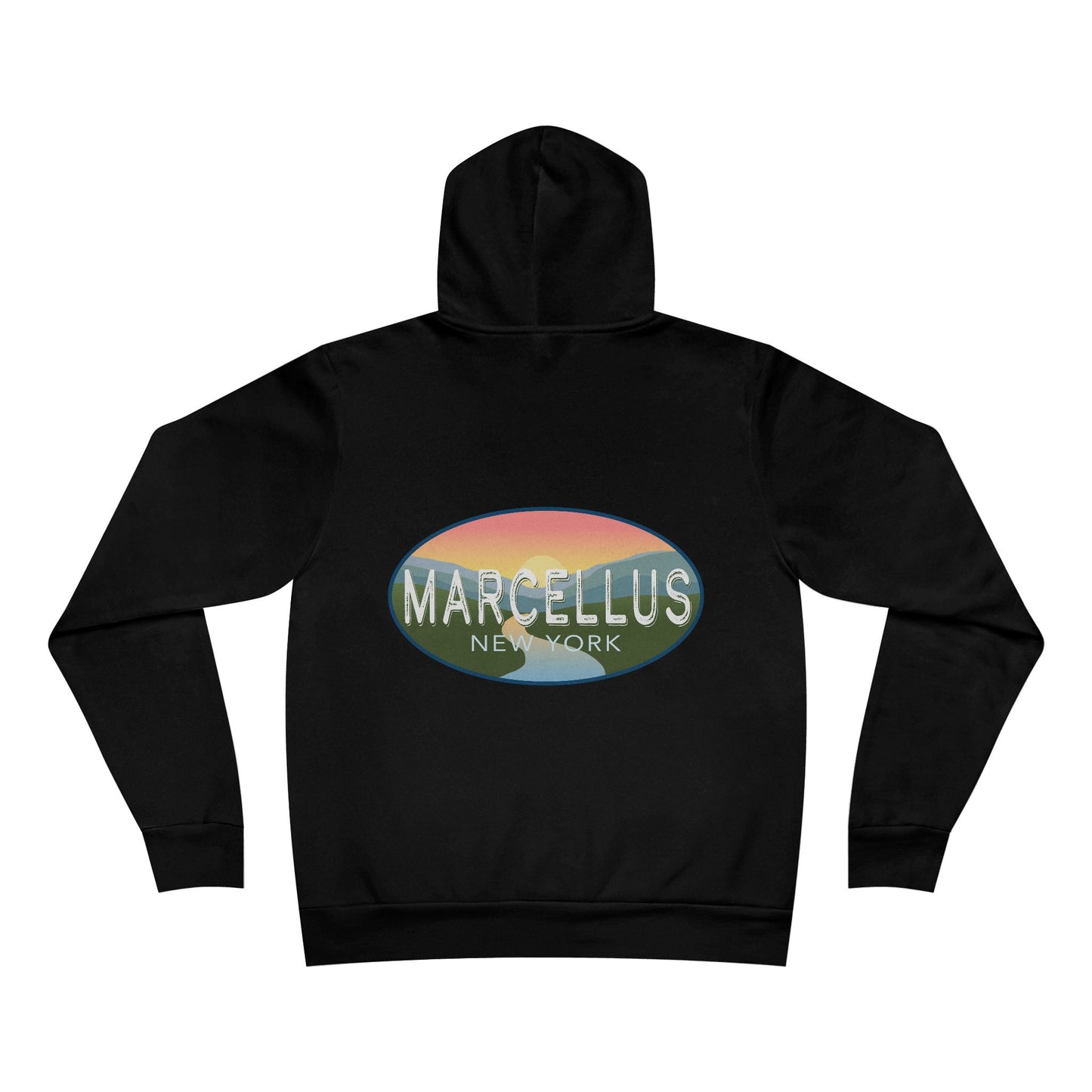 Marcellus NY Cozy Unisex Sponge Fleece Pullover Hoodie