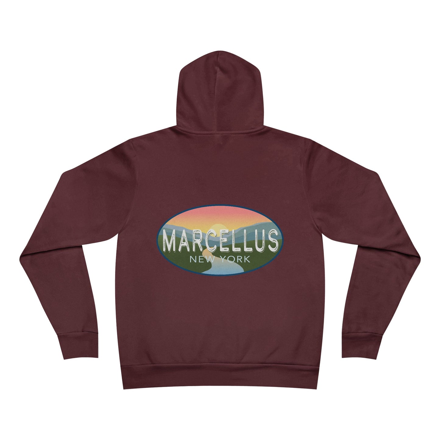 Marcellus NY Cozy Unisex Sponge Fleece Pullover Hoodie