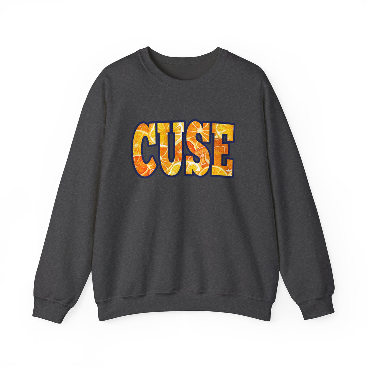 CUSE Orange Slices Crewneck Sweatshirt — Syracuse Inspired Fall Pullover