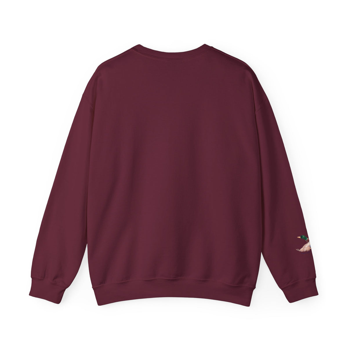 Mallard Flight Crewneck Sweatshirt — Flying Duck Nature Graphic