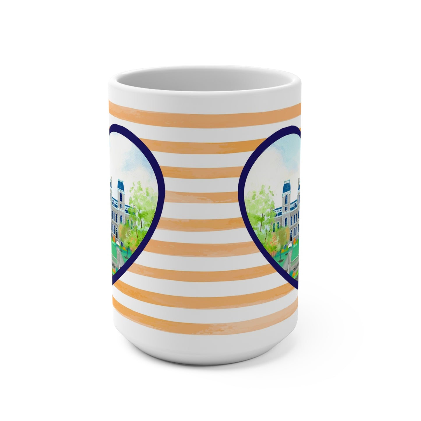 Syracuse University Orange Stripe Mug 15oz